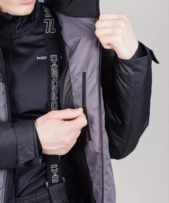 Куртка мужская черная Nordski 500