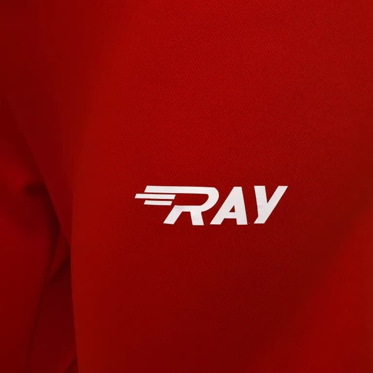 Шорты футбольные детские красные Ray