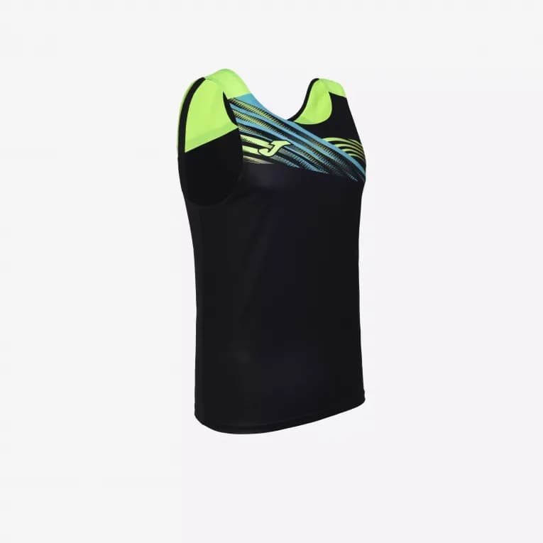 Майка для бега мужская чёрная Joma Elite X