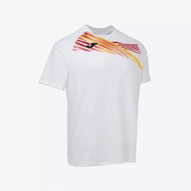 Футболка для бега мужская белая Joma Elite X