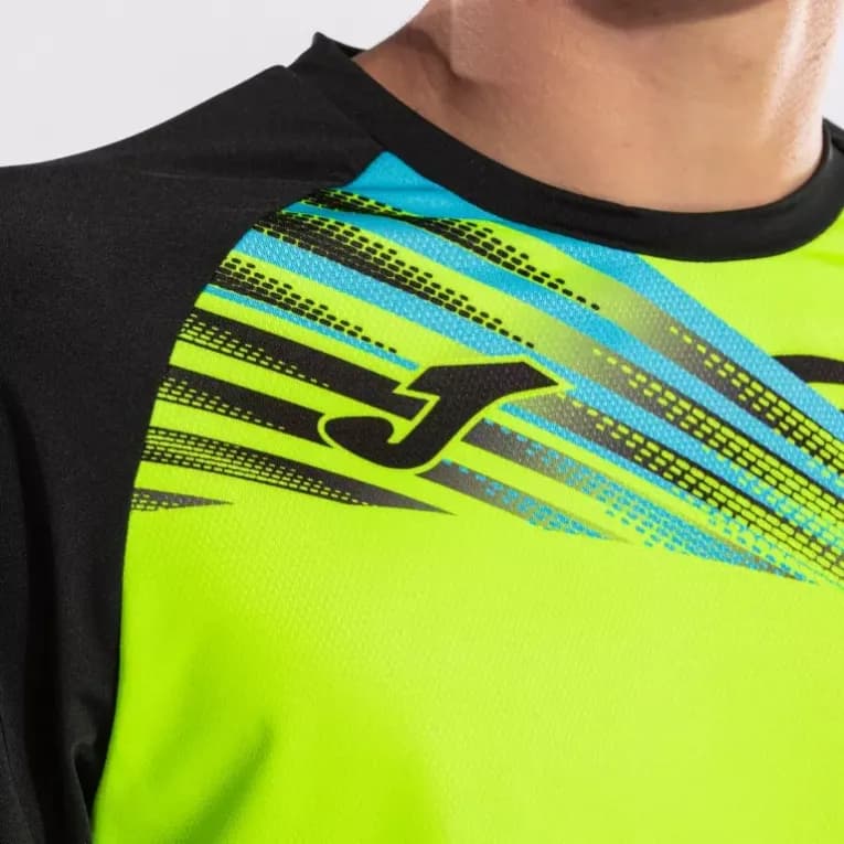 Футболка для бега мужская чёрная Joma Elite X
