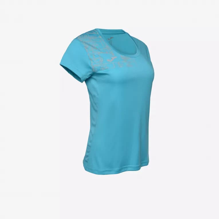 Футболка для бега женская бирюзовая Joma Elite VIII