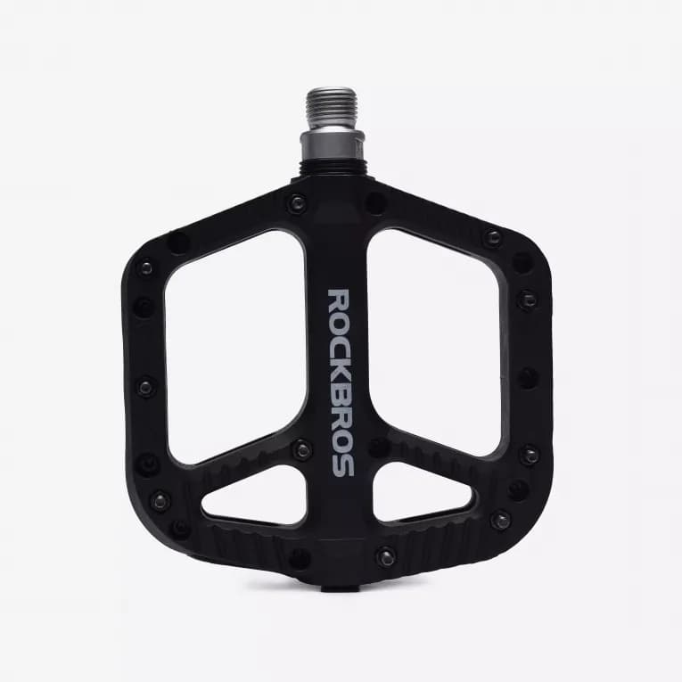 Педали для горного велосипеда чёрные Rockbros MTB Flat Pedals Alloy