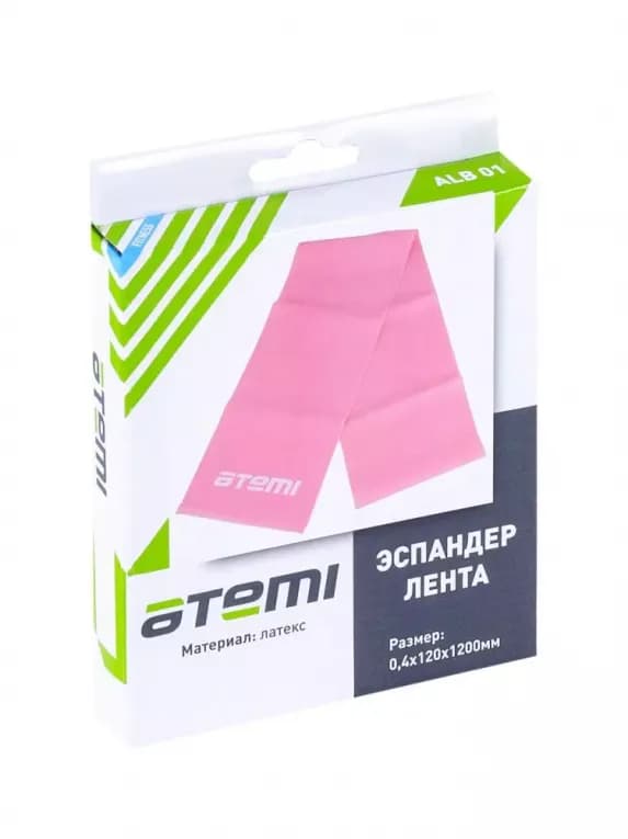 Лента-эспандер для фитнеса 5кг розовая Atemi ALB01