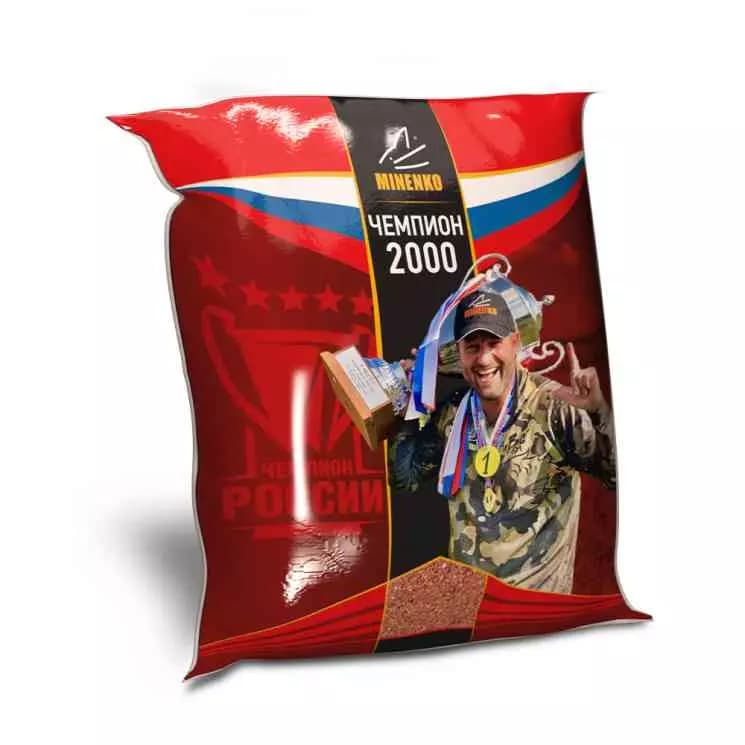 Прикормка рыболовная бисквит, ваниль, карамель Minenko Чемпион 2000