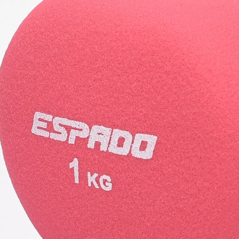 Гантель для фитнеса 1кг розовая Espado
