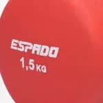 Гантель для фитнеса 1,5кг красная Espado