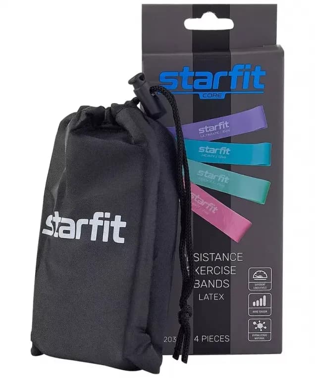 Резинки для фитнеса набор 4 шт. Starfit