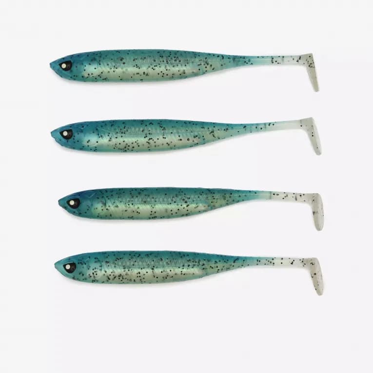 Виброхвосты LJ 3D Series MAKORA SHAD TAIL 4шт. Lucky John