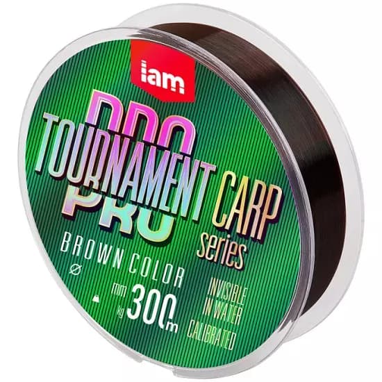 Леска карповая 300 м прозрачная IAM Tournamet Pro Carp TPCbr300