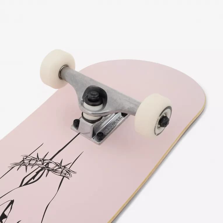 Скейтборд 31,5"х8" светло-розовый Footwork Rose