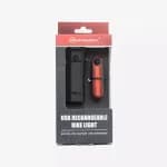 Фонарь велосипедный чёрный Briviga EBL-3304+EBL3303 FR + RR