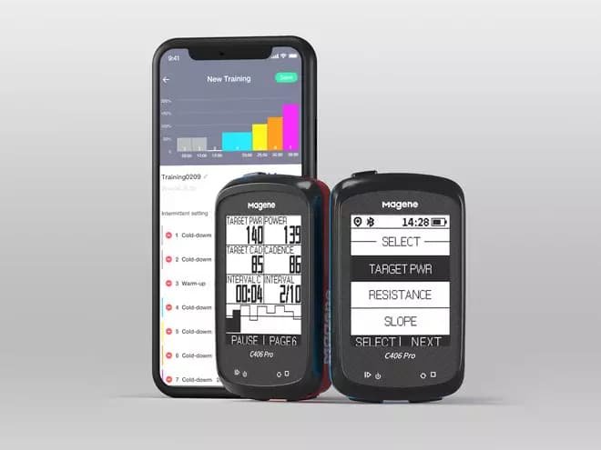 Велокомпьютер с GPS Magene C406 Pro