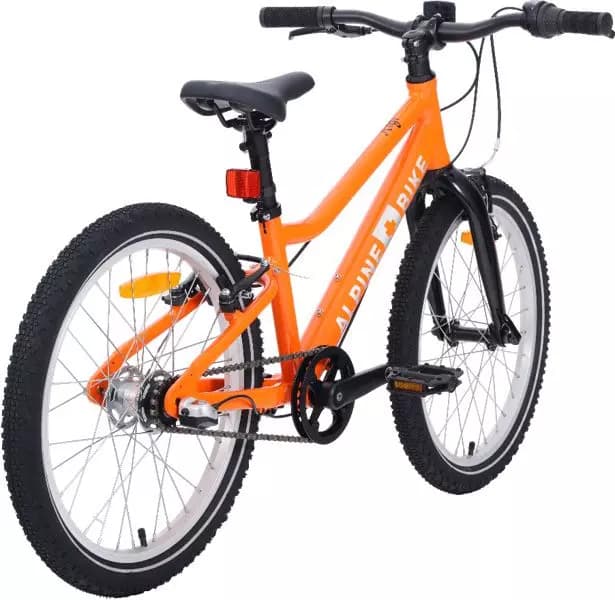 Велосипед детский 20" ALPINEBIKE RIGI ELECTRIC ORANGE 2024