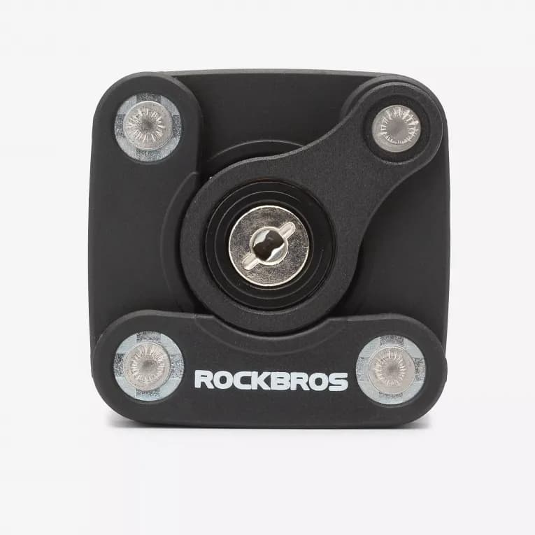 Велосипедный замок складной чёрный Rockbros