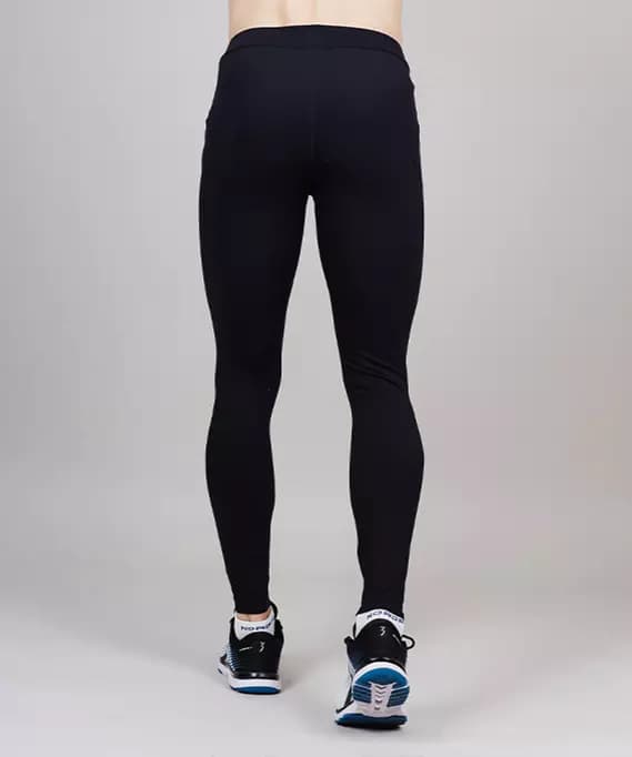 Лосины спортивные мужские чёрные Nordski Training Black