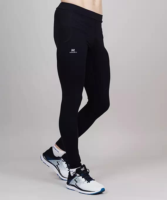 Лосины спортивные мужские чёрные Nordski Training Black