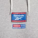 Худи спортивное с микрофлисом серое Reebok RI BADGE