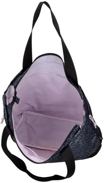 Спортивная сумка женская с серым принтом Reebok LEO TOTE