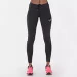 Тайтсы для бега женские чёрные Joma Long Tight Olimpia