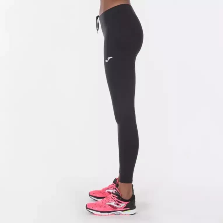 Тайтсы для бега женские чёрные Joma Long Tight Olimpia