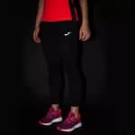 Тайтсы для бега женские чёрные Joma Long Tight Olimpia