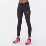 Тайтсы для бега женские чёрные Joma Long Tight Olimpia