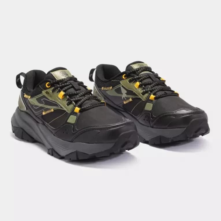 Кроссовки для трейлраннинга мужские черно-зеленые Joma Rift