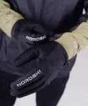 Перчатки для бега чёрные Nordski Run