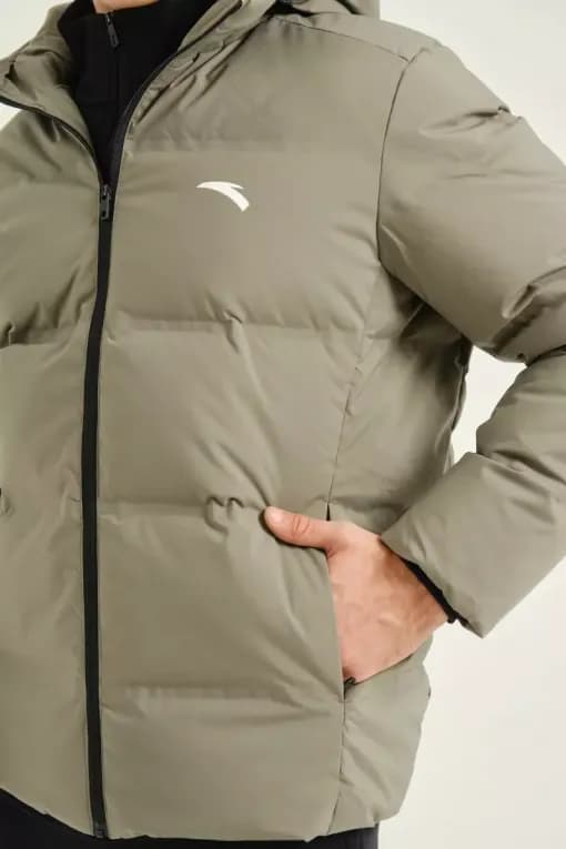 Куртка зимняя мужская серая Anta