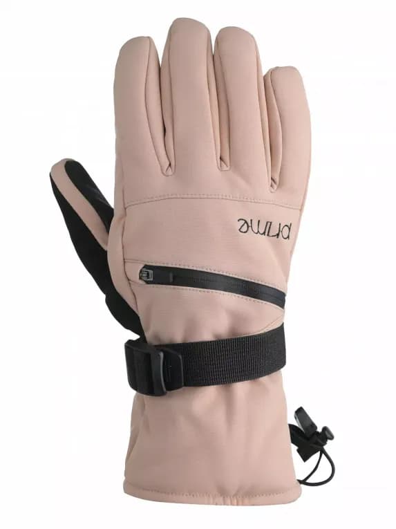 Перчатки горнолыжные для взрослых розовые PRIME COOL-C2