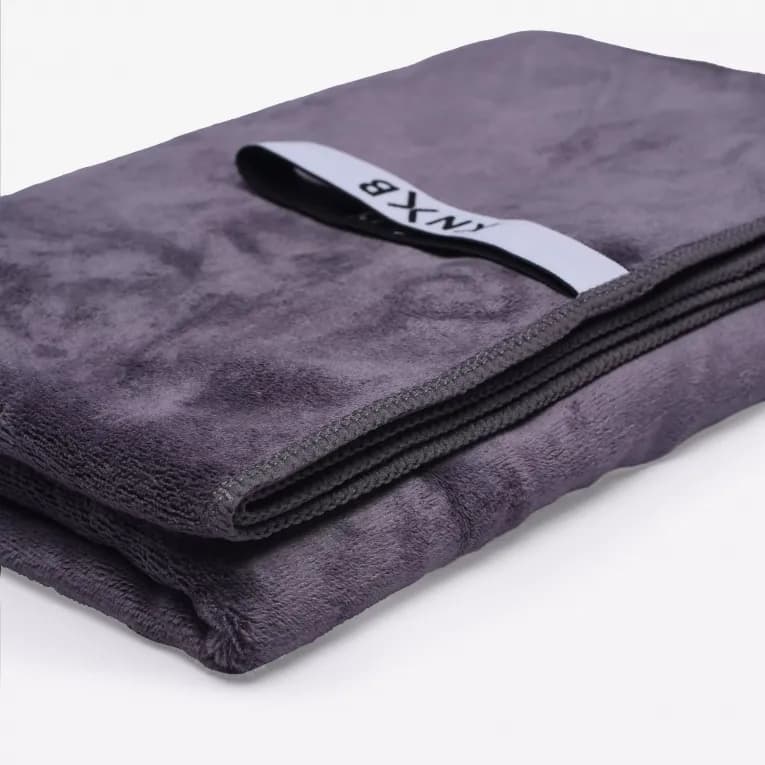 Полотенце 140х70см с чехлом светло-серое Kinexib Microfiber Quick Dry