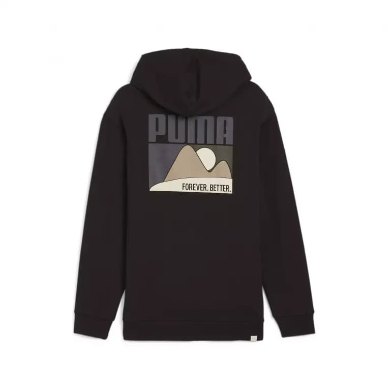 Худи спортивное мужское чёрное Puma Better Sportswear