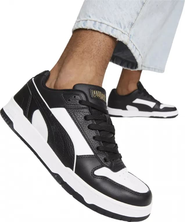 Кеды мужские чёрно-белые Puma RBD Game Low