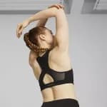 Топ спортивный женский черный Puma FBR 4KPS R 500