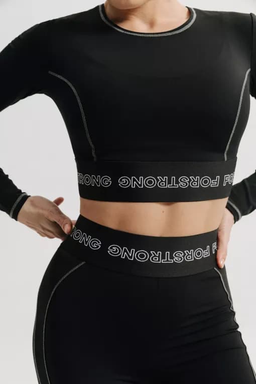 Легинсы женские чёрные Forstrong FTI Flex