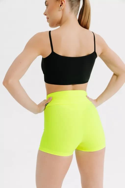 Шорты спортивные женские жёлтые Forstrong FST Mini