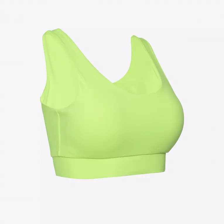 Топ-бра спортивный женский жёлтый Forstrong FBRA