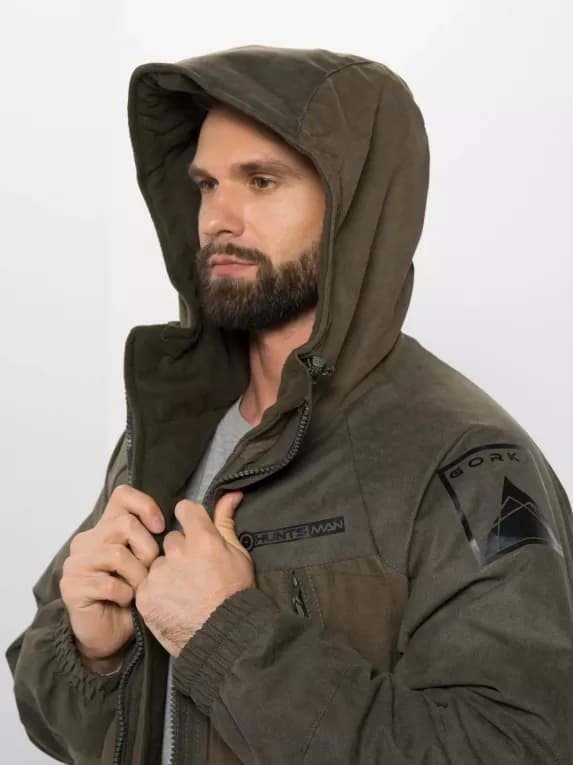 Костюм демисезонный Горка-Люкс Huntsman ткань Исландия цвет Хаки