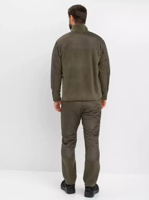 Костюм флисовый демисезонный хаки Huntsman Пикник-ЛЮКС