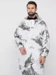 Костюм для охоты зимний Бязь маскировочный Метель Кусты Huntsman