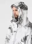 Костюм для охоты зимний Бязь маскировочный Метель Кусты Huntsman