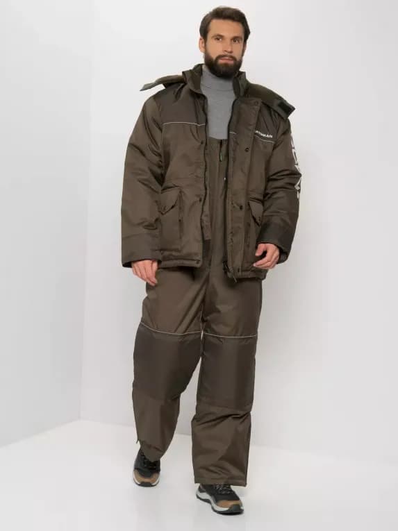 Костюм зимний мужской хаки Huntsman Полюс
