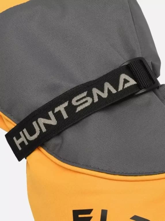 Рукавицы цвет Серый/Банан ткань Hit Membrane Huntsman Elbrus