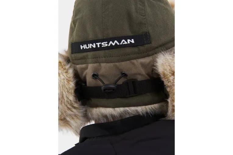 Шапка ушанка зимняя Горка-Люкс Huntsman ткань Исландия хаки Huntsman