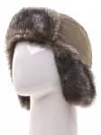 Шапка-ушанка зимняя хаки Huntsman