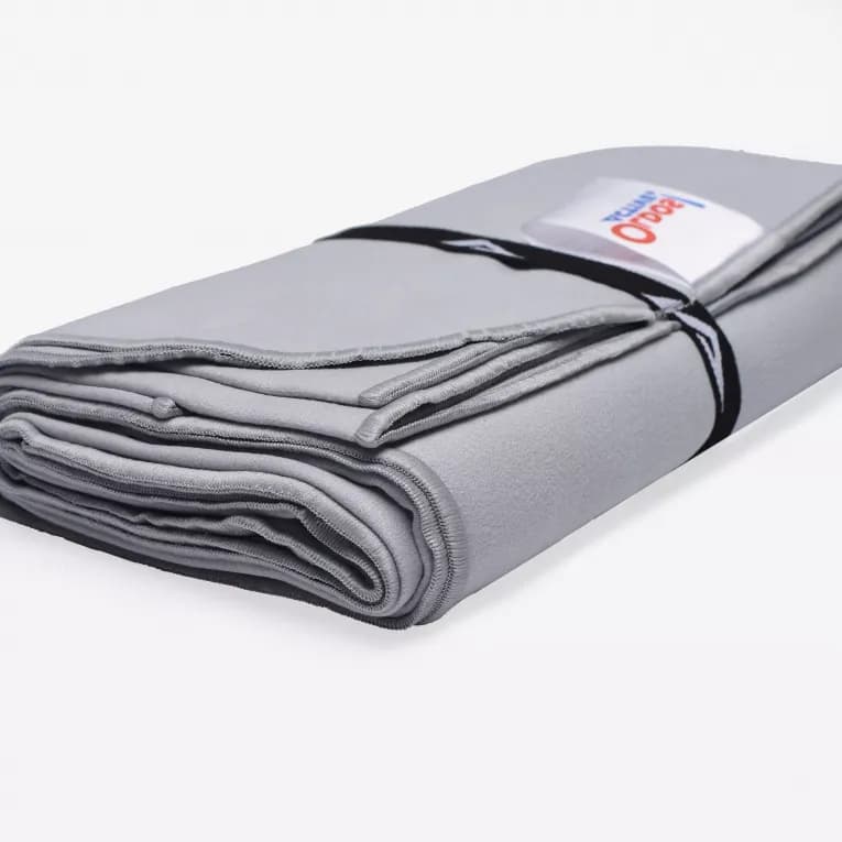 Полотенце из микрофибры серое Oldos Microfibre
