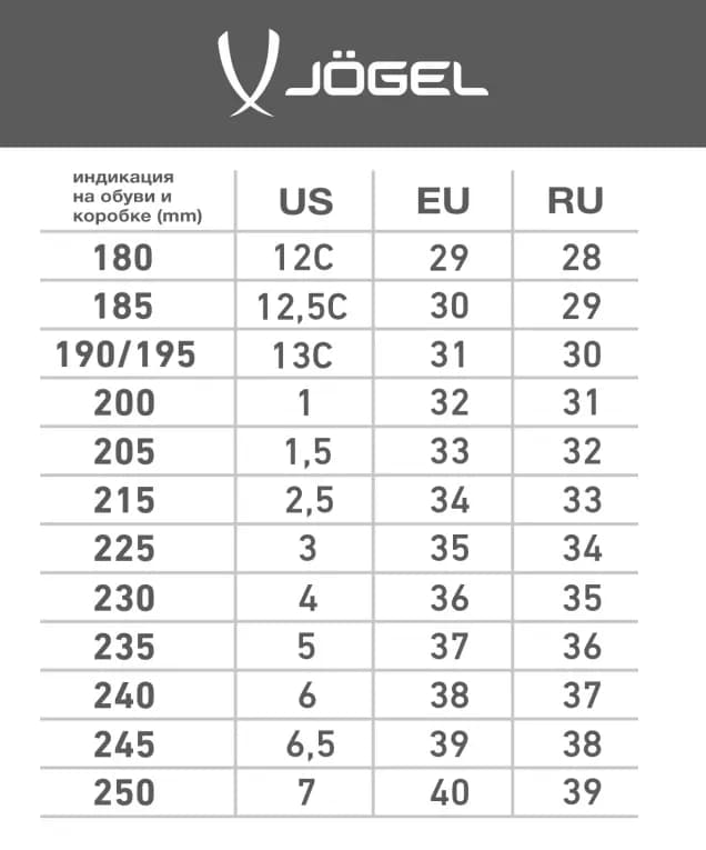 Сороконожки мужские черные Jogel Rapido TF