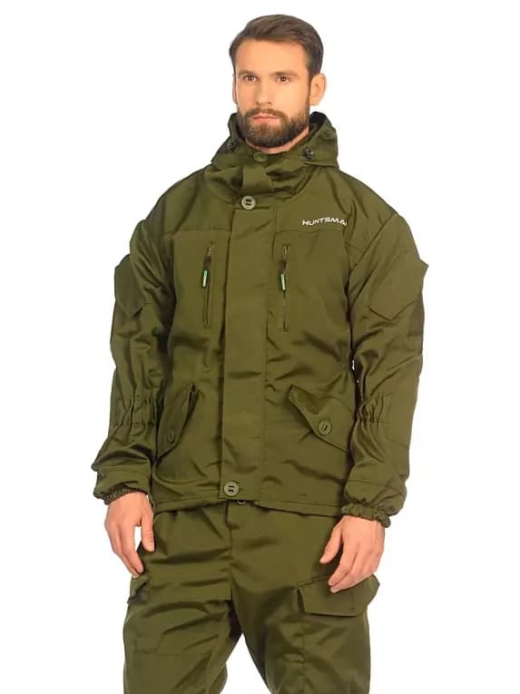 Костюм охотничий демисезонный мужской хаки Huntsman Горка-5