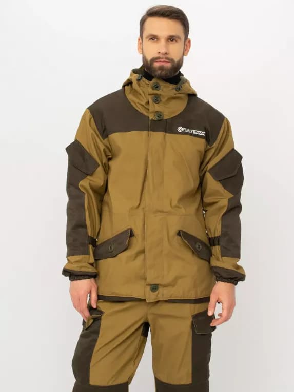 Костюм охотничий демисезонный мужской хаки Huntsman Горка-3